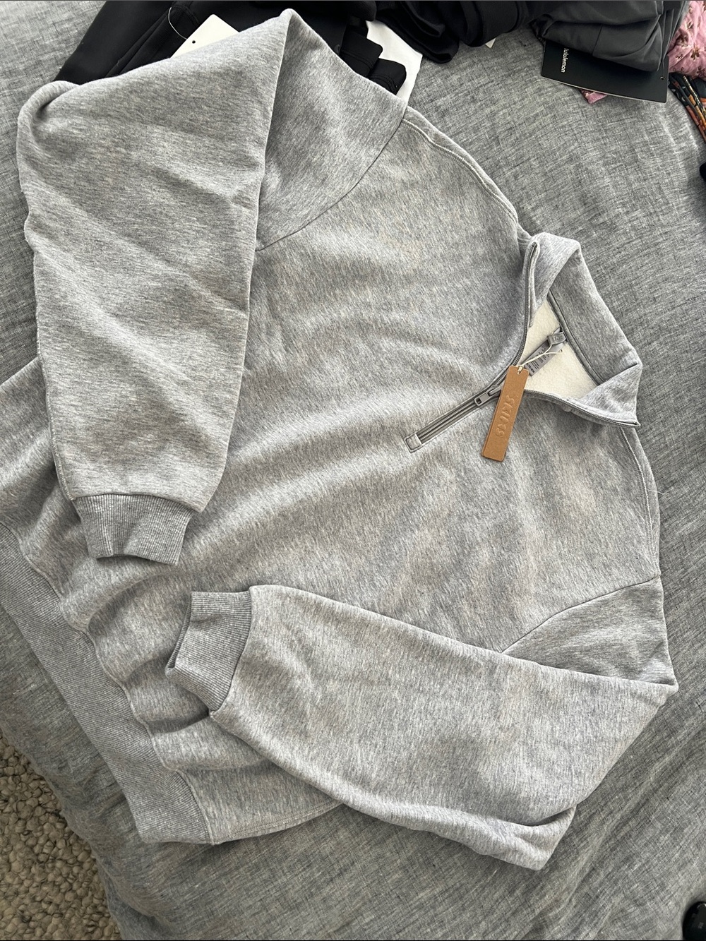 Skims Half Zip Pullover